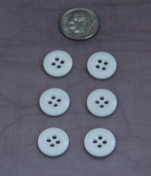 common white plastic buttons